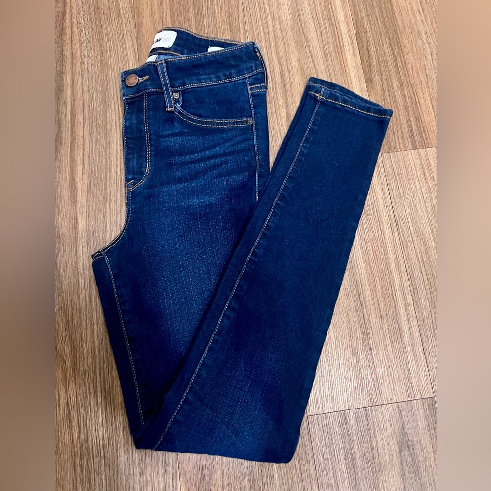 William Rast Dark Blue Skinny Jeans